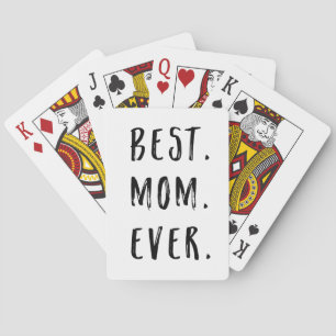 Best Mum Ever Playing Cards
