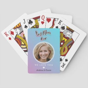 Best mum ever playing cards