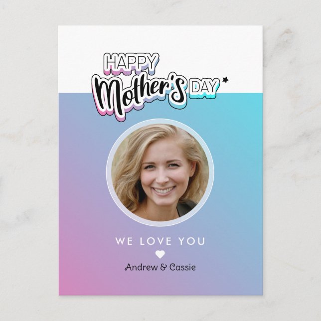 Best mum ever postcard (Front)