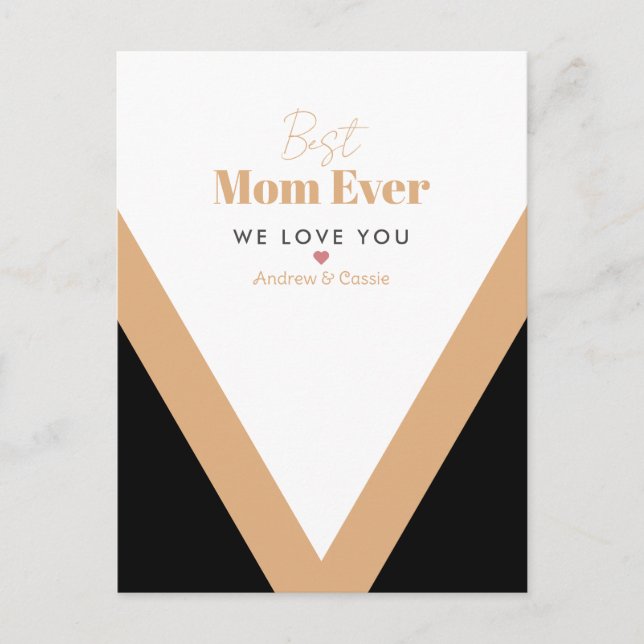 Best mum ever postcard (Front)