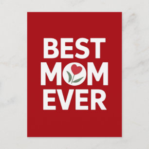 Best mum ever postcard