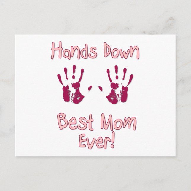 Best Mum Ever Postcard (Front)