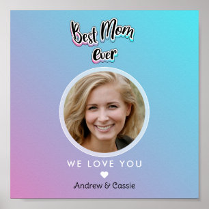 Best mum ever poster