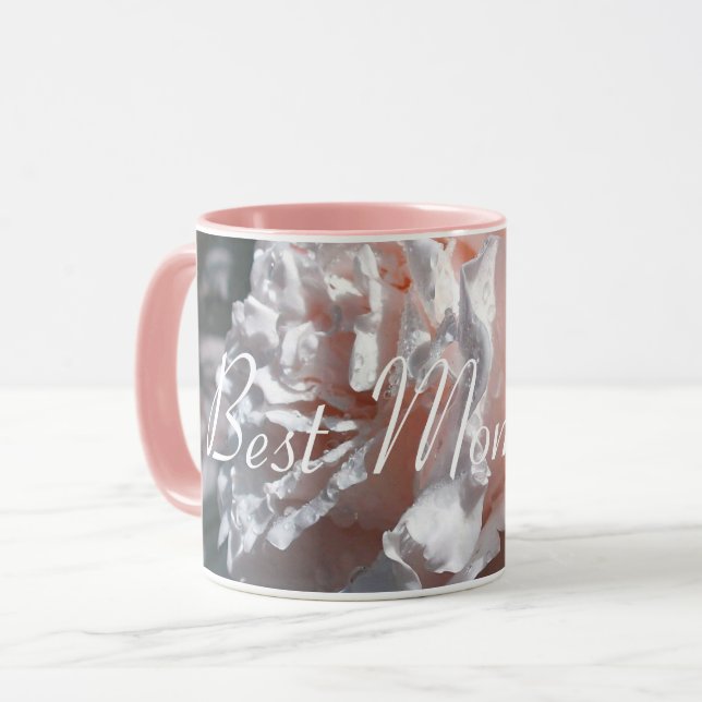 Best Mum ever.Rose. Flower. Mug (Front Left)