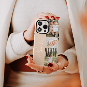 Best Mum Ever Script Mother's Day 3 Photo Collage iPhone 13 Pro Case