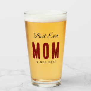 Best Mum Ever Simple Glass
