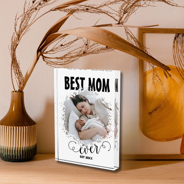 Best Mum Ever Simple Photo  Block (Creator Uploaded)