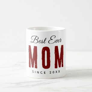 Best Mum Ever Since 20XX Modern Simple Preppy  Coffee Mug