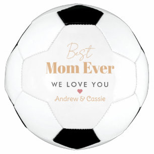 Best mum ever soccer ball