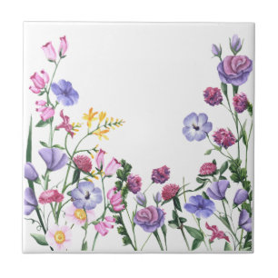 Best Mum Ever Spring Summer Garden Flowers   Ceramic Tile
