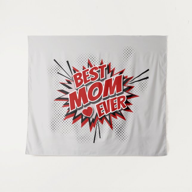 Best Mum Ever Tapestry (Front (Horizontal))