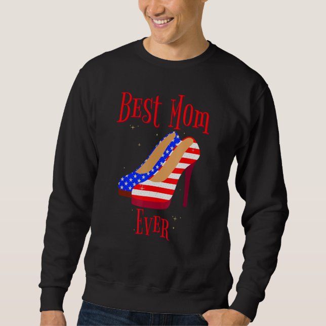 Best Mum Ever to Daughter Women Mum Kids Mother Da Sweatshirt (Front)