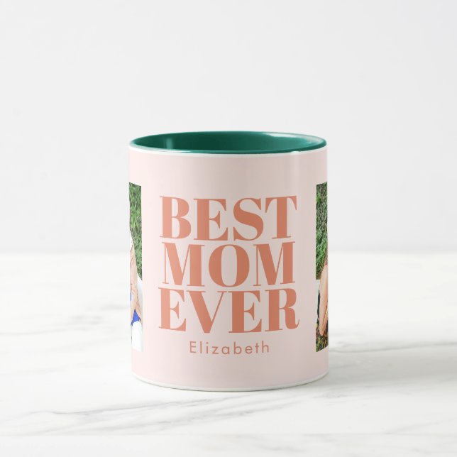 Best Mum Ever Typography Customised  Mug (Center)