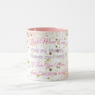 Best Mum Ever Typography Quote Modern Mothers Day Mug