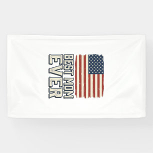 Best Mum Ever Vintage American Flag Shirt Design_1 Banner