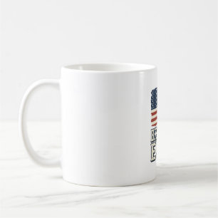 Best Mum Ever Vintage American Flag Shirt Design_1 Coffee Mug