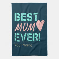 Best Mum Ever Vintage Mum Heart For Mother's Day