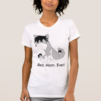 Best Mum Ever Wolf T-Shirt, Alternate Cut T-Shirt