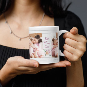 Best Mum Ever Wood Custom Photo Coffee Mug