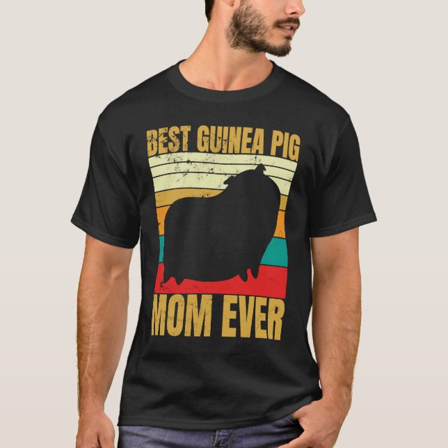 Best Mum Furry Potato  guinea pig T-Shirt (Front)