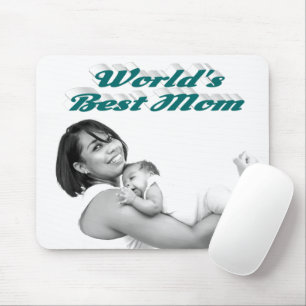 Best Mum green photo Mouse Pad