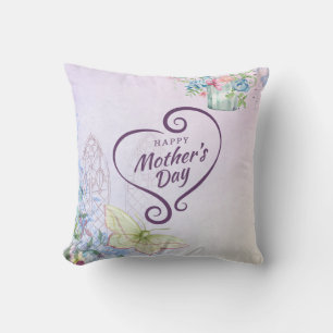 Best Mum Happy Mother's Day   Throw Pillow