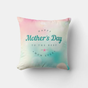 Best Mum Happy Mother's Day   Throw Pillow