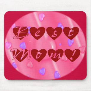 Best Mum in Hearts Mouse Pad