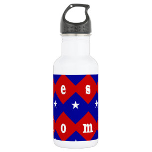 Best Mum in Patriotic Diamond Shape 532 Ml Water Bottle