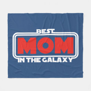 Best Mum in the Galaxy Fleece Blanket