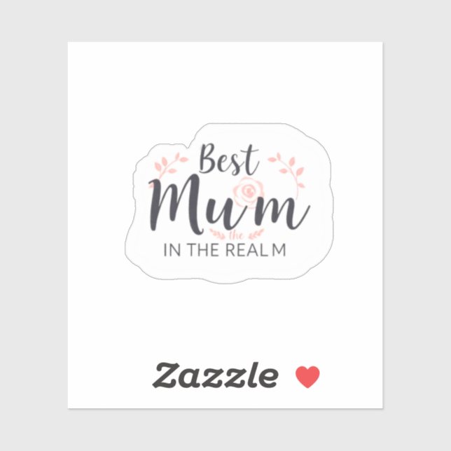 Best Mum in the Realm Queen Medieval Floral (Sheet)