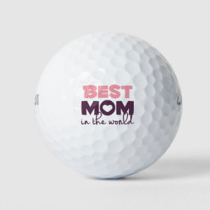 Best Mum In The World, Happy Mothers Day Gift Golf Balls