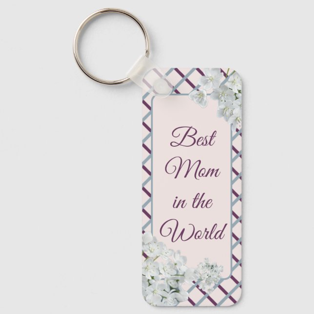 Best Mum in the World  Key Ring (Front)