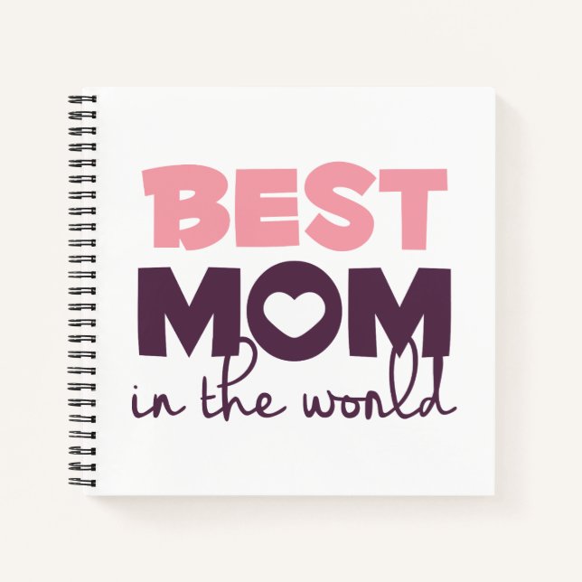Best Mum in the World Mother's Day | Guestbook Notebook (Front)