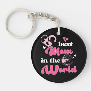 Best Mum In The World Mother's Day Key Ring