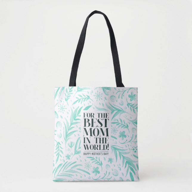 Best Mum in the World Mother's Day Tote Bag (Front)