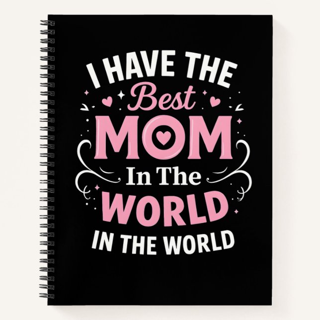 Best Mum in the world Notebook (Front)