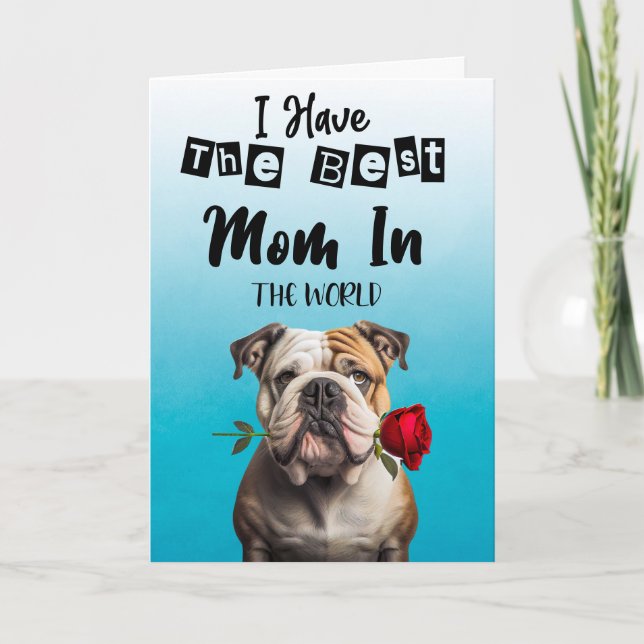 Best Mum in the World...Personalised Mother's Day Thank You Card (Front)