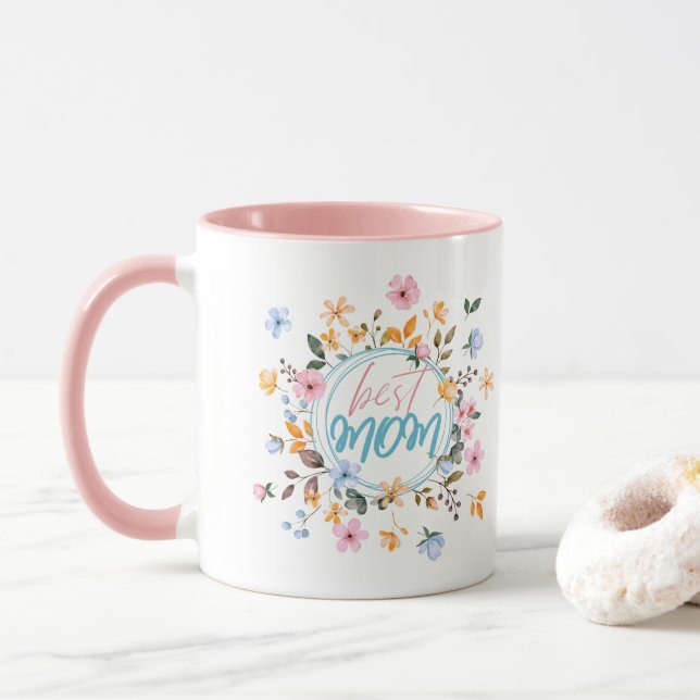 Best mum mama mother mug (With Donut)