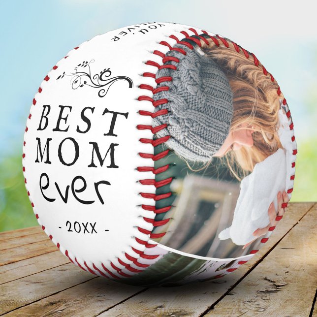 Best Mum Modern Foliage 3 Custom Photos Mother  Baseball (Creator Uploaded)