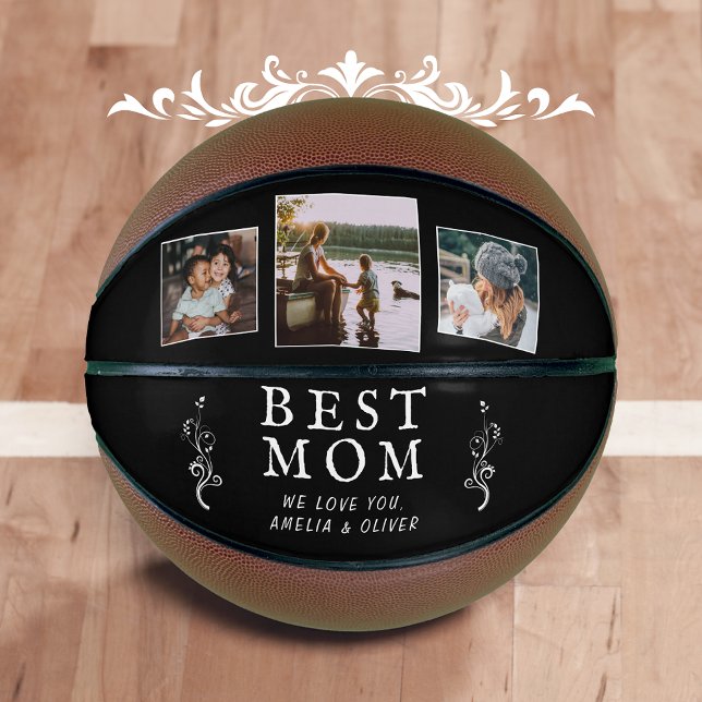 Best Mum Modern Foliage 3 Custom Photos Mother Basketball (Creator Uploaded)