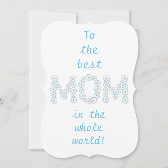 Best Mum Mother's Day Cards (Front)