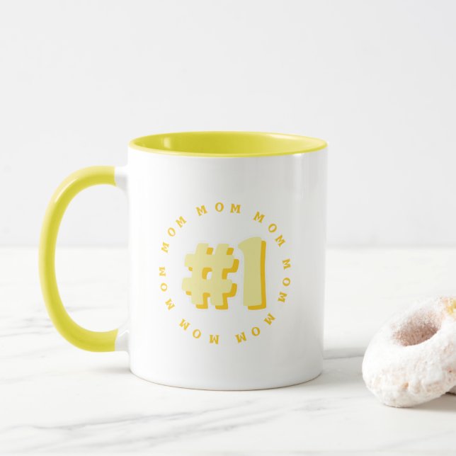 Best Mum Mug - Mother's Day Gift (With Donut)