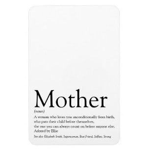 Best Mum, Mum, Mother Definition Magnet