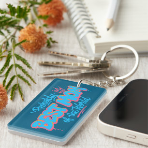 Best Mum of the World Key Ring