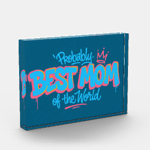 Best Mum of the World Photo Block