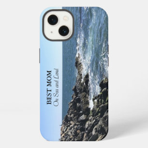 Best Mum On Sea and Land Blue Atlantic Ocean Cute iPhone 13 Case