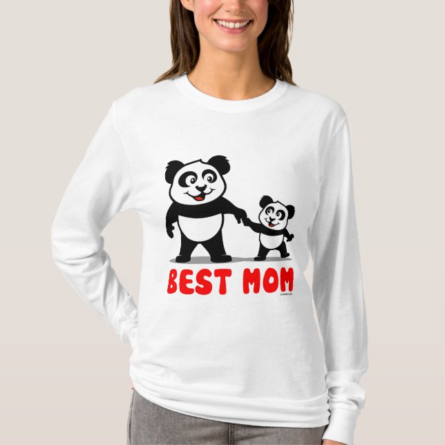 Best Mum Panda T-Shirt (Front)