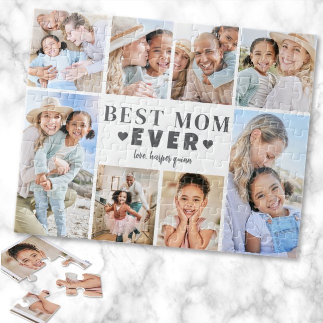 Best Mum Photo Collage Jigsaw Puzzle (Best Mom Photo Collage jigsaw puzzle)