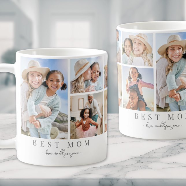 Best Mum Photo Collage Mother Coffee Mug (Best Mom Photo Collage Mother Coffee Mug)